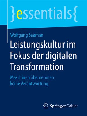 cover image of Leistungskultur im Fokus der digitalen Transformation